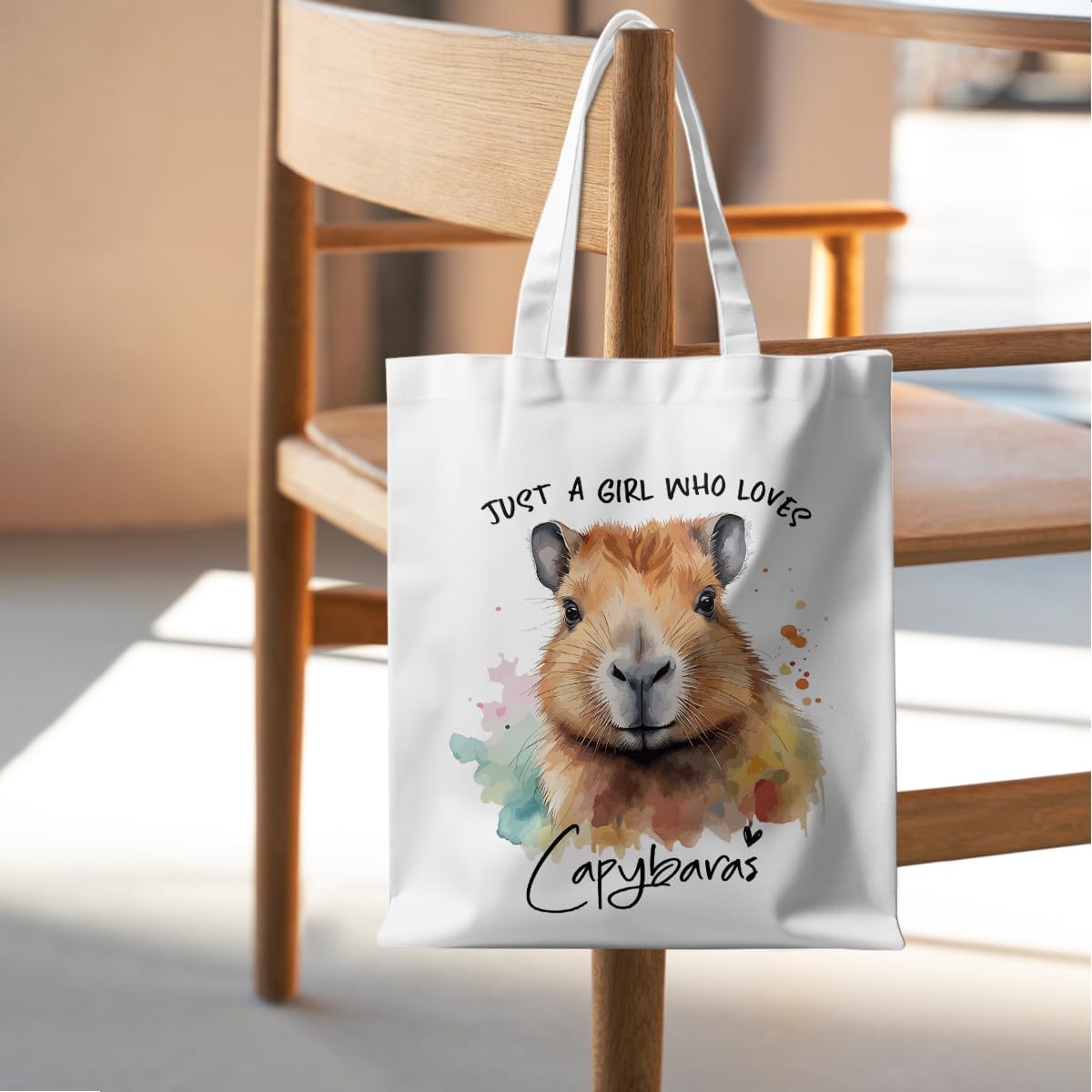 Bolsa regalo amantes perros rana capybara vaca caballo