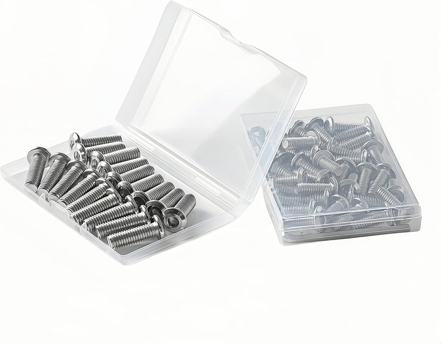 Tornillos hex 1/4-20 x 1 acero inox 304 brillante