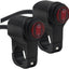 2 Interruptores Manillar Motocicleta 7/8" Rojo 12V Aluminio