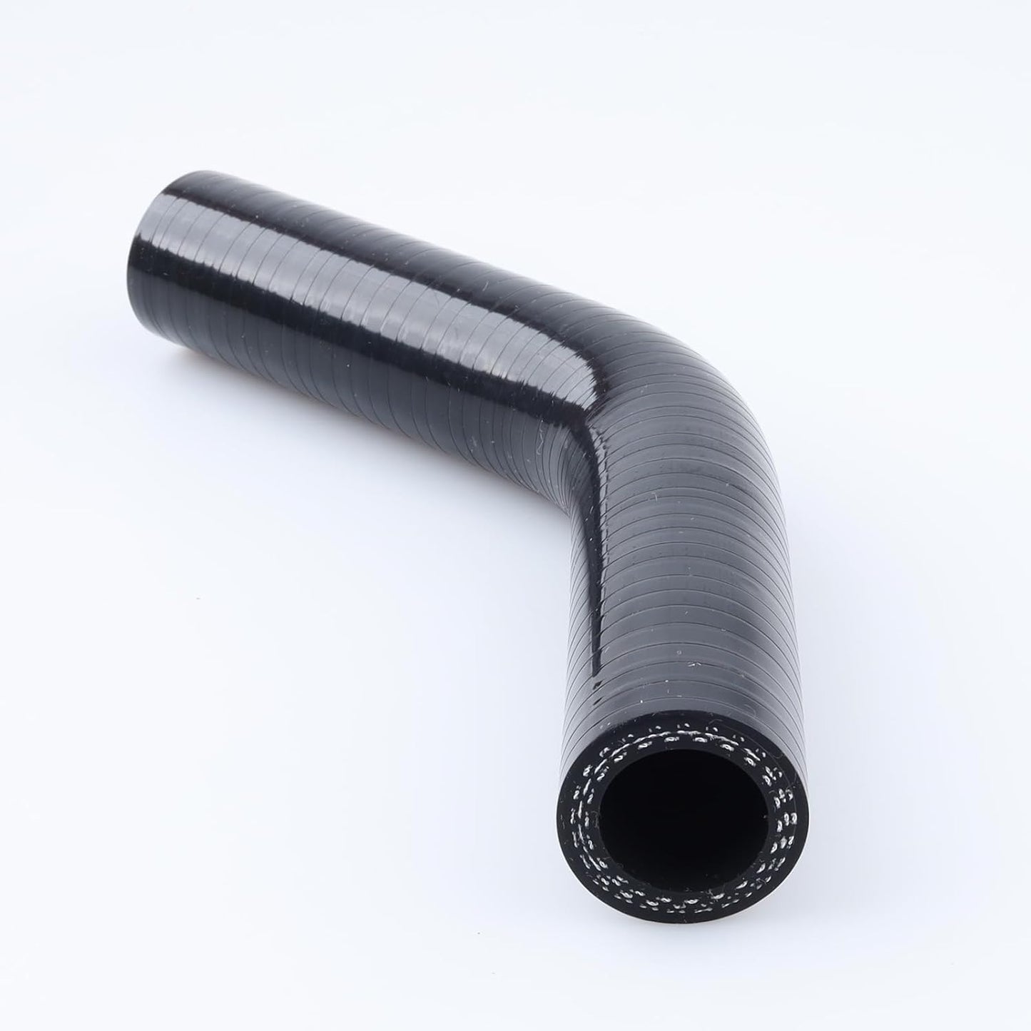 Acoplador codo 45 grados manguera silicona 3.5"