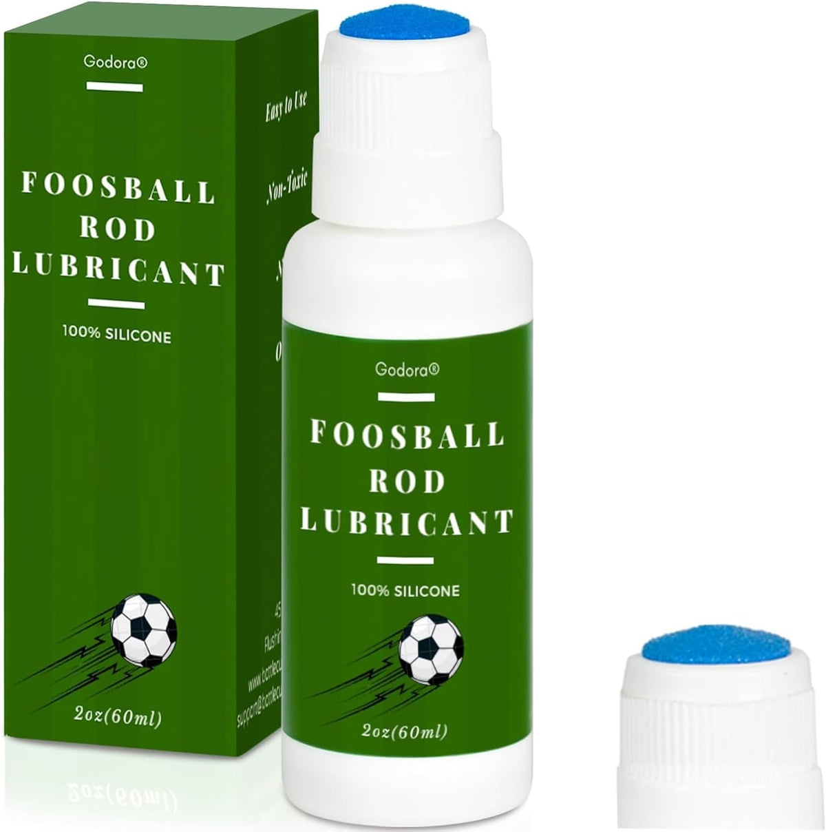 Lubricante silicona varilla futbolín con aplicador