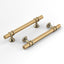 30 Tiradores Dorados Cajón Aparador 6-1/4" Latón Cepillado