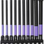 Set 10 brocas Allen 1/4pulg acero S2 puntas CNC