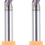 Set molinos aluminio vástago 1/4 pulg 3 puntas CNC 2-1/2 pulg