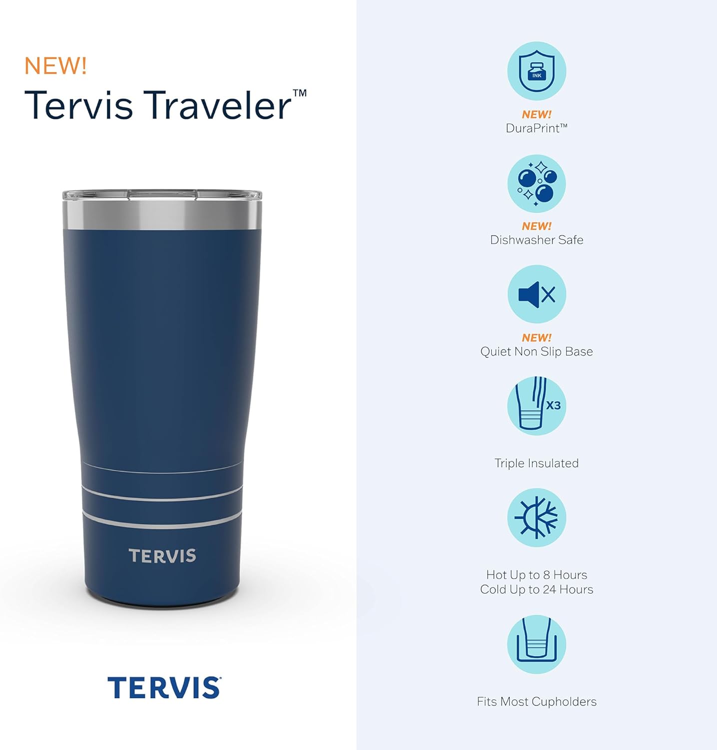 Vaso térmico acero inox triple pared 20oz para viaje