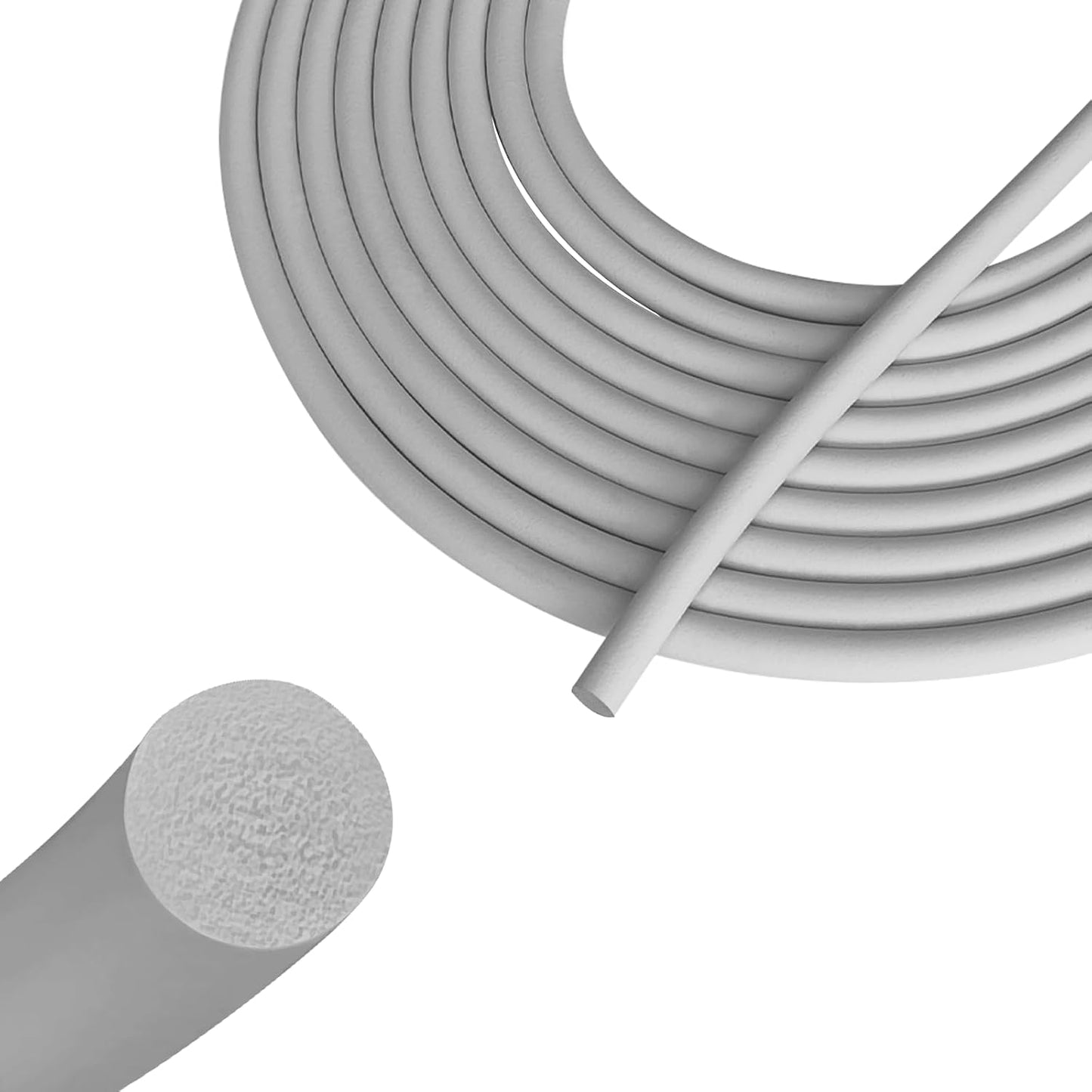 Varilla respaldo 1/4pulg espuma EPDM selladora 16.4ft gris