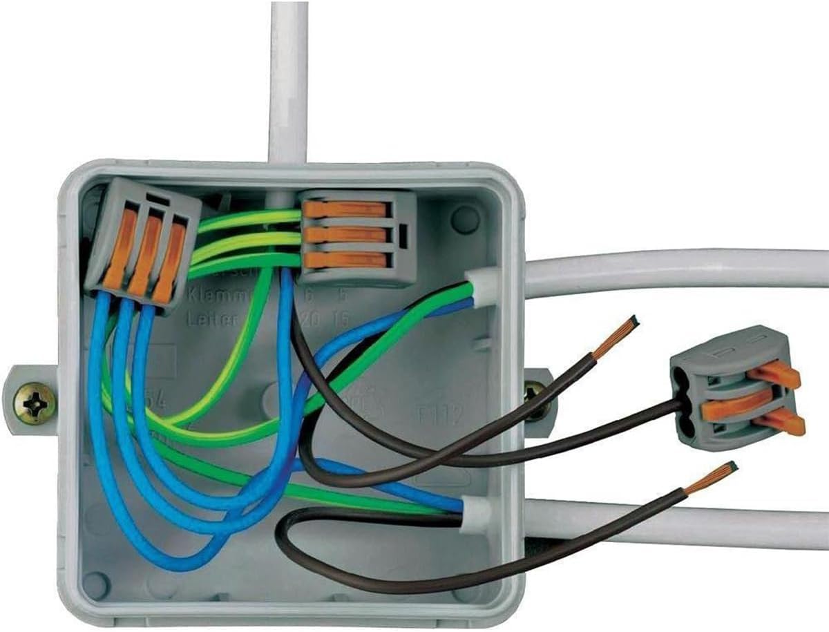 Kit 53 Pzas Conectores Alambre Tuercas 28-12 AWG