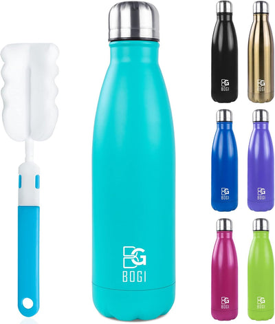 Botella agua aislada acero inox 17oz termo deportivo