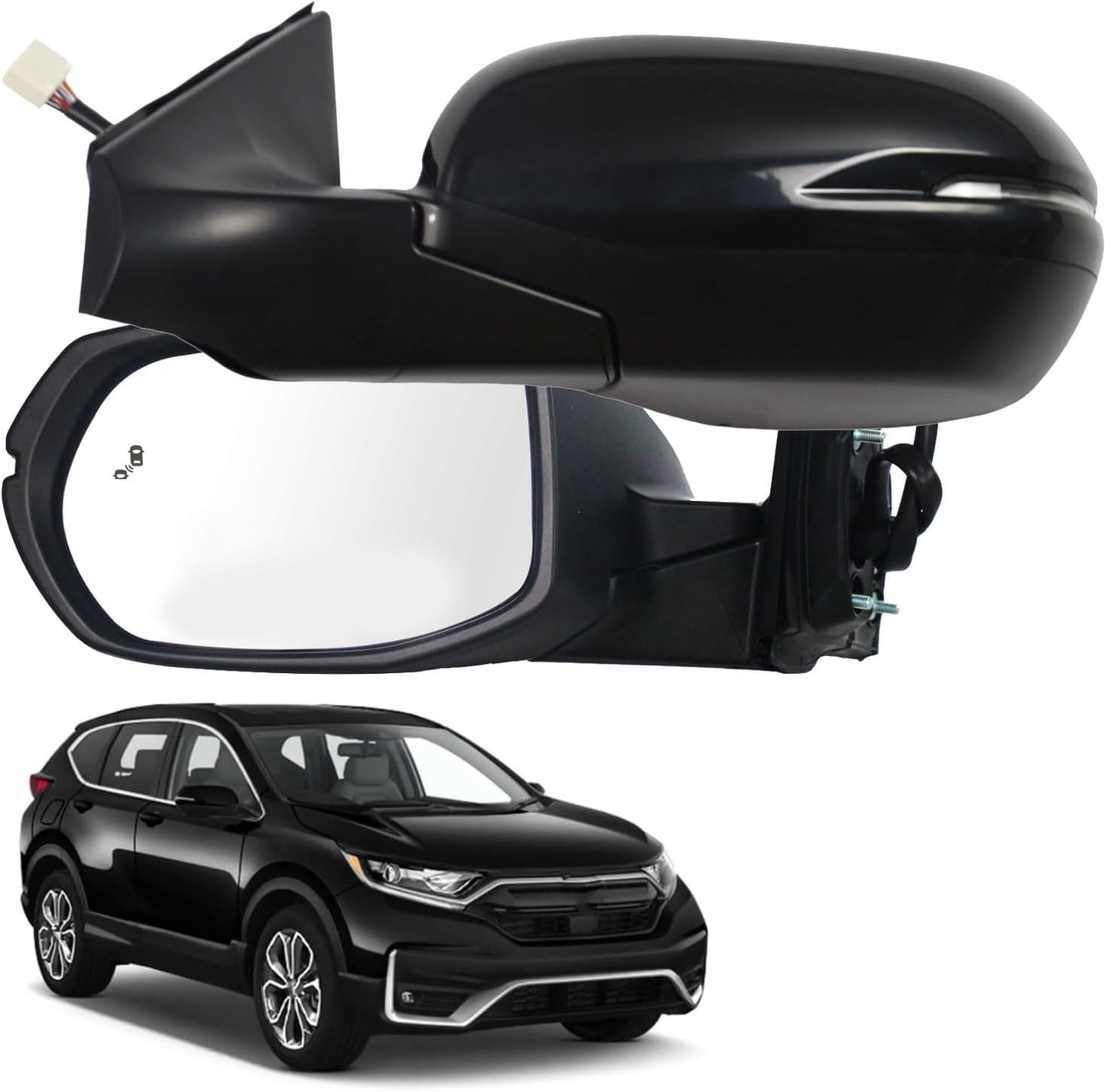 Conjunto espejo lateral conductor Honda CRV 17-22
