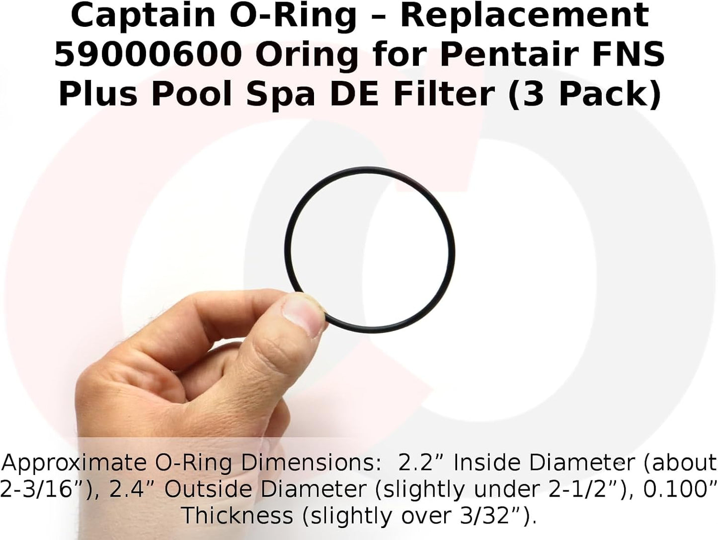 Repuesto oring para filtro Pentair FNS Plus 3 Pzas