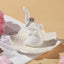 Soporte anillo elefante blanco con plato mandala para joyas