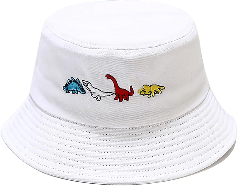 Sombrero pescador algodón bordado para mujer niña