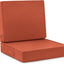 Set 2 Cojines Patio 22x22pulg Impermeables Funda Desmontable
