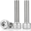 Tornillos M4x50 acero inox brillante 30uds
