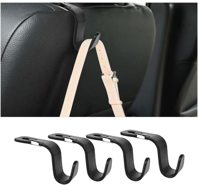 Gancho reposacabezas 4pcs metal organizador coche