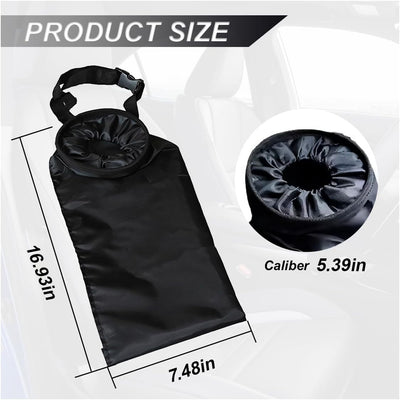 Bolsa basura colgante auto apertura elástica impermeable