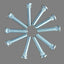 10 Pernos Rueda 5/8" Rosca 7/16-20 Extra Chevrolet Dodge