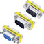 3 Pzas Adaptador VGA Hembra a Hembra Macho a Hembra