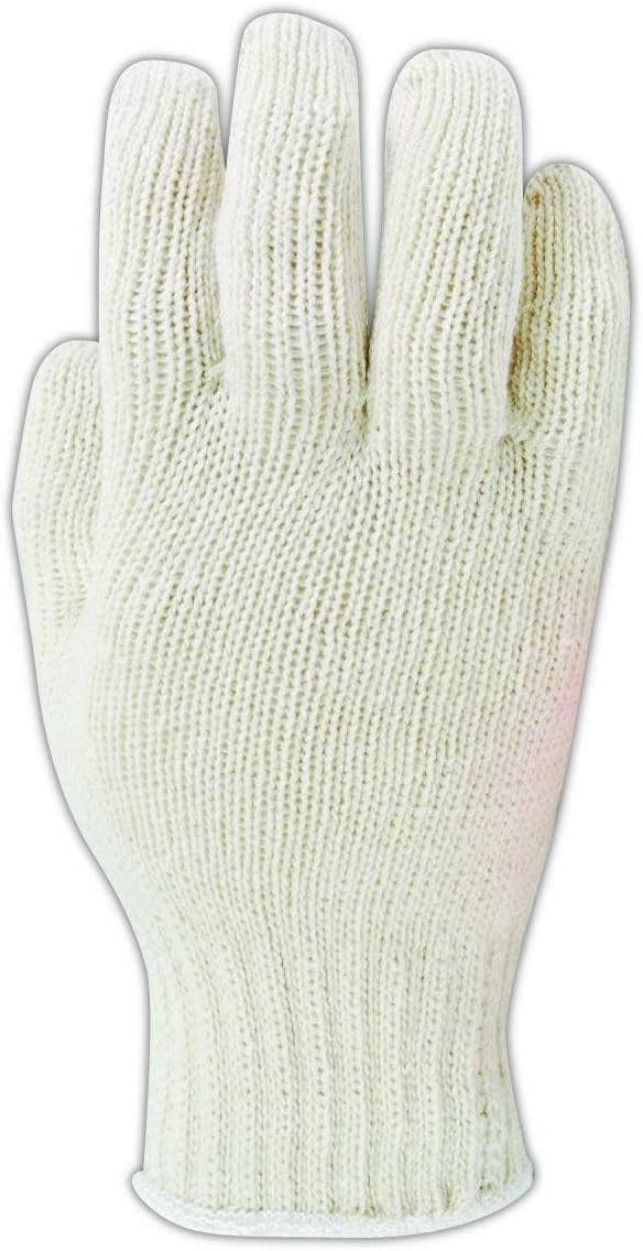 Guante algodón punto 10pulg Blanco