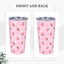 Vaso acero inox 20oz con tapa y pajita regalo hombre mujer