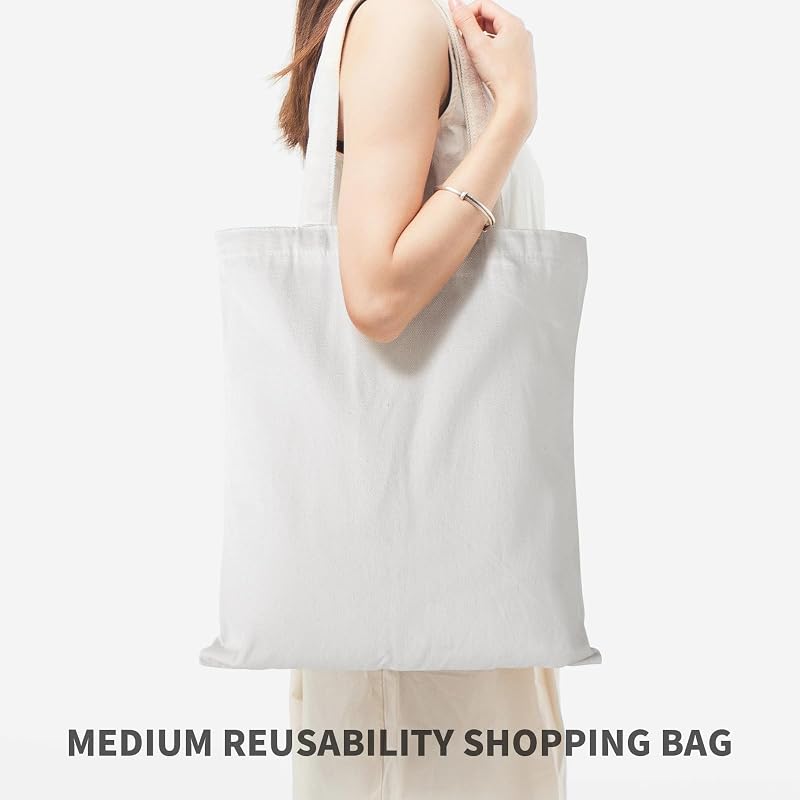 60 Bolsas Lona Reutilizables 14x16pulg para Manualidades