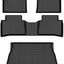Alfombrillas carga Toyota Prius 16-22 negro termoplástico