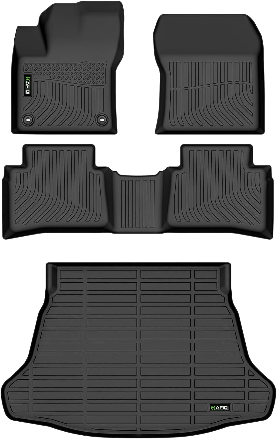Alfombrillas carga Toyota Prius 16-22 negro termoplástico
