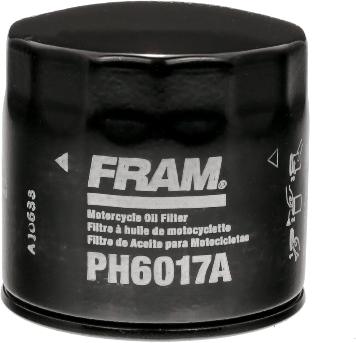 Filtro aceite flujo completo rosca motocicleta