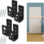 Soportes barricada puerta metal en U 700lbs 4 Pzas