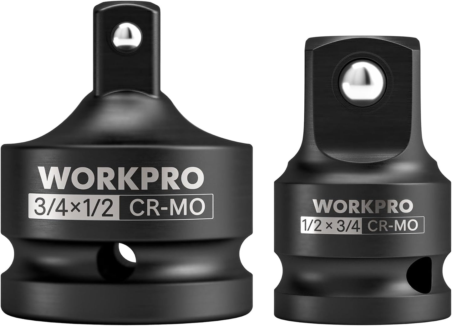 Set 2 Adaptadores Dado Impacto 3/4 a 1/2 y 1/2 a 3/4 Acero