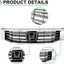 Parrilla delantera Honda Accord negro cromada parachoques