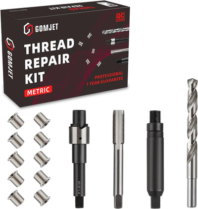 Kit reparación rosca métrica M10X1.0 acero inox 10 pzas