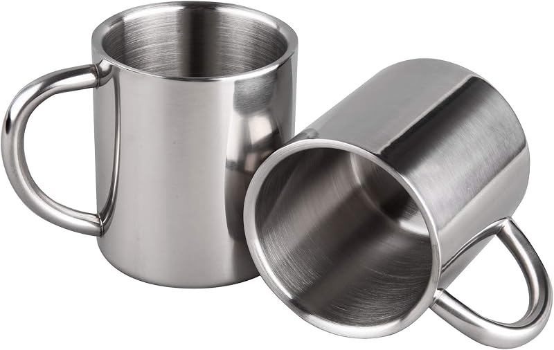 Tazas acero inox doble pared para niños set 2