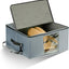 Caja almacenamiento sombrero vaquero resistente apilable