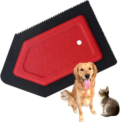 Herramienta para eliminar pelo de mascotas en alfombras y muebles