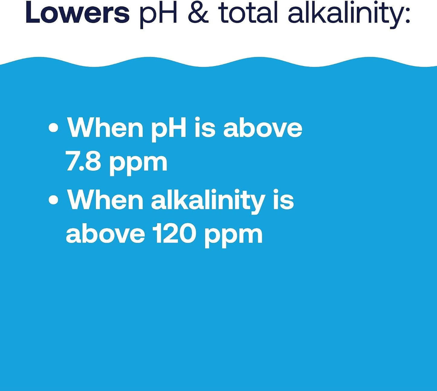 Químico para piscina para reducir pH 5 libras