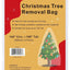 Bolsa plástico transparente 9x6ft para árbol Navidad