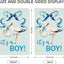 Bandera jardín It's a Boy bienvenida bebé azul