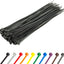 100 Bridas Nailon Negro 11pulg Resistentes UV Autobloqueantes