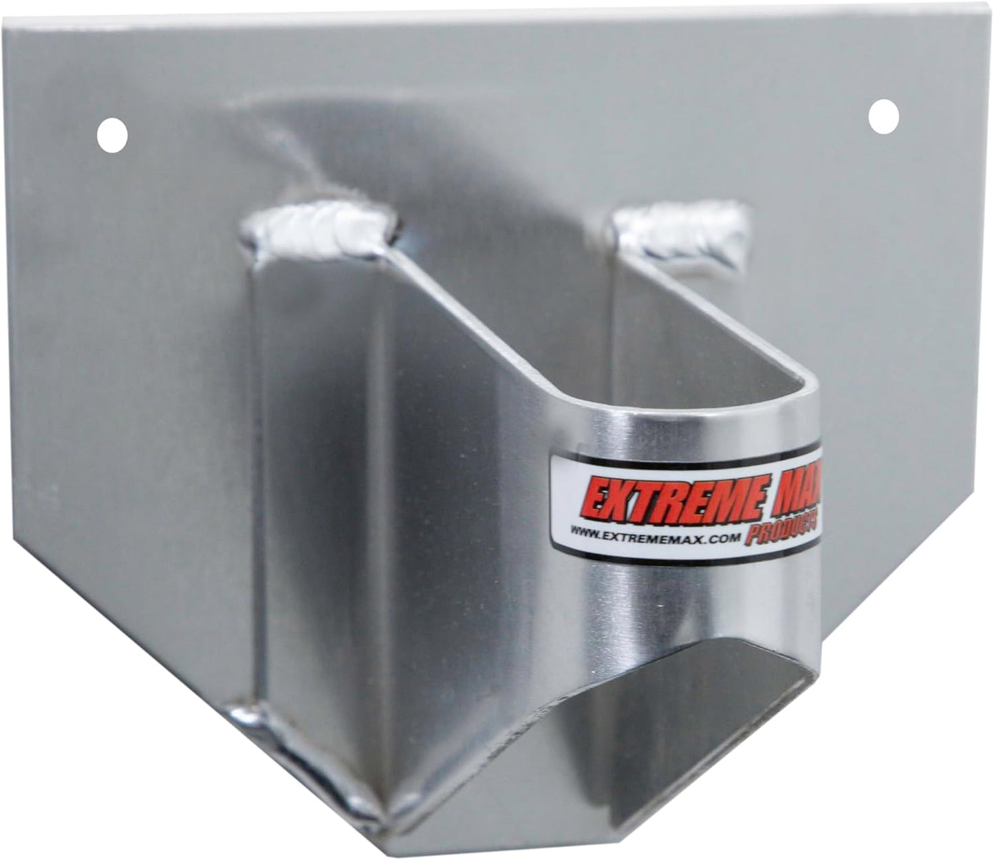Soporte herramientas aluminio T para remolque garaje plata