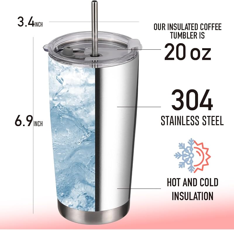 Vaso acero inox 20oz regalo anime para mujer