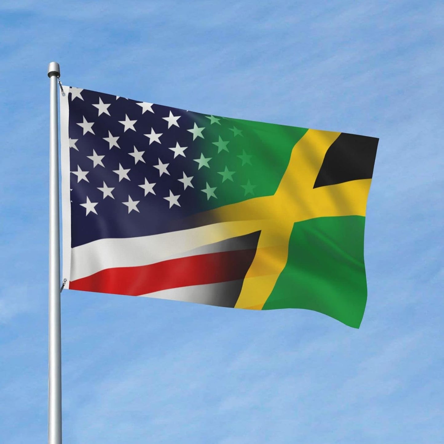 Bandera Jamaica EE.UU. 3x5ft doble cara resistente UV