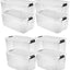 8 Pzas Recipientes Plástico 116qt 70qt Transparentes