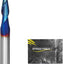Fresa carburo R0.5 1/4pulg 3pulg para metal acero madera