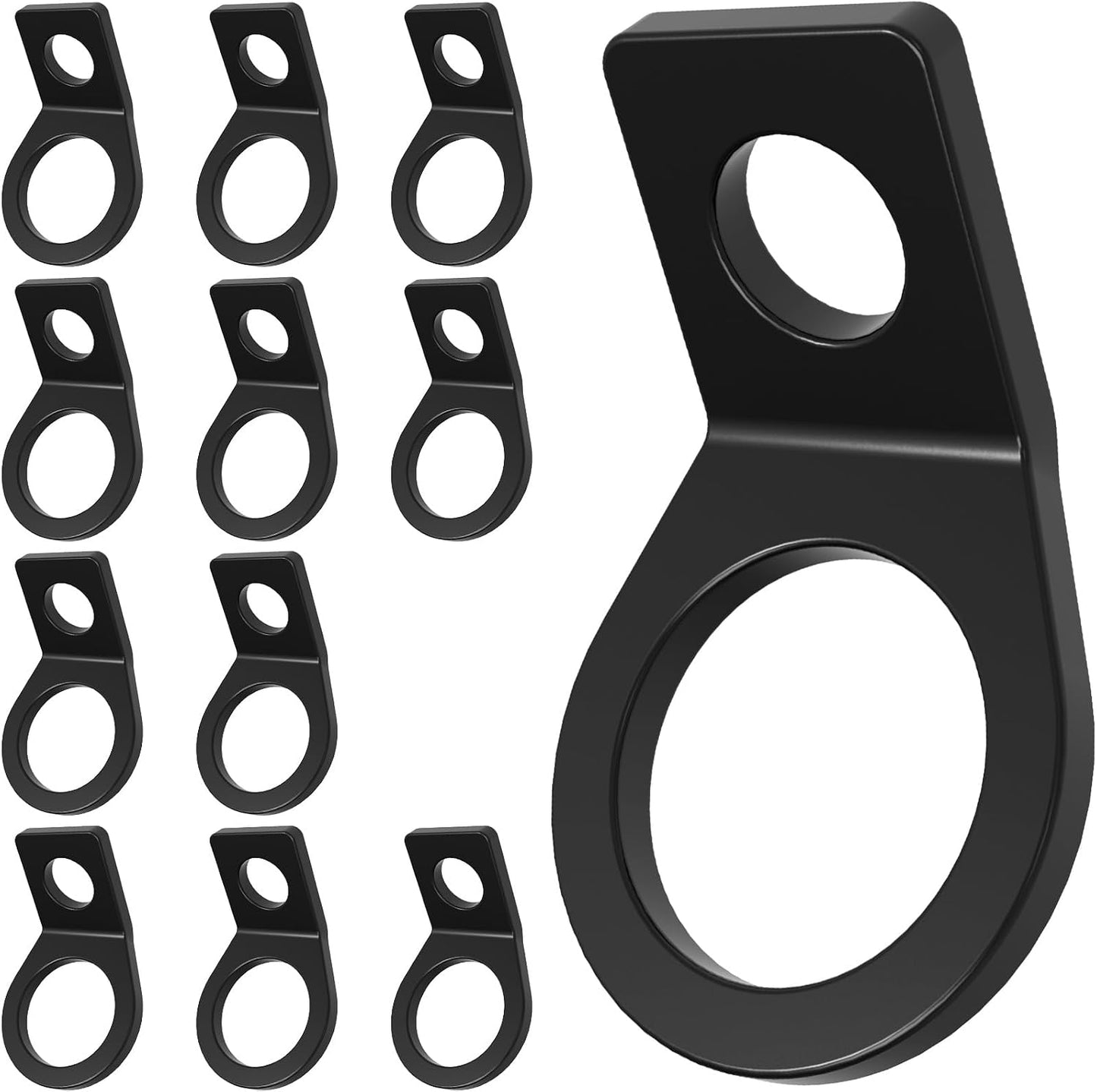12 Anillos Amarre Metal para Camiones Remolques Garaje