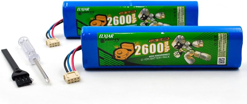 2 Baterías 14.8V 2600mAh comp Deebot N8 Ozmo DG31