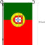 Bandera Portugal 12x18pulg doble cara jardín resistente