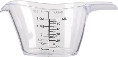 Taza medidora 2oz acrílica transparente