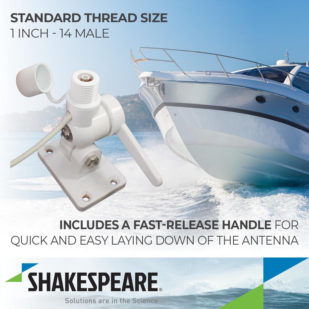 Montaje antena QC con cable nylon