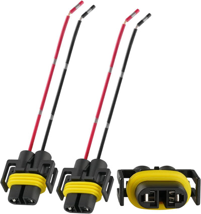 Adaptador hembra nylon para faros H11 H9 H8